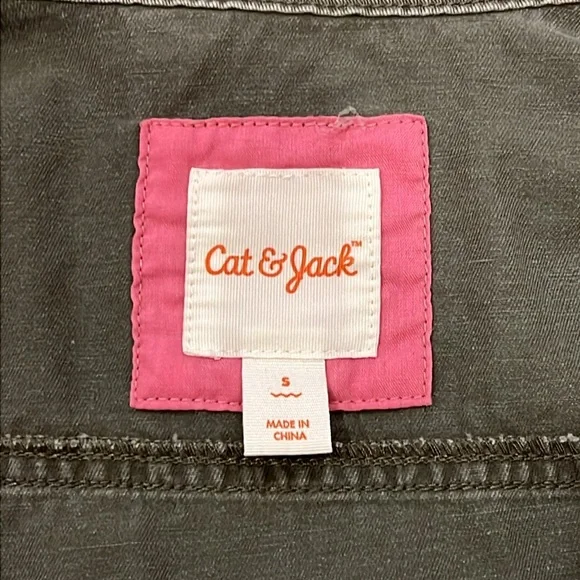 Cat & Jack Twill Anorak Jacket with Patches - Picture 4 of 5